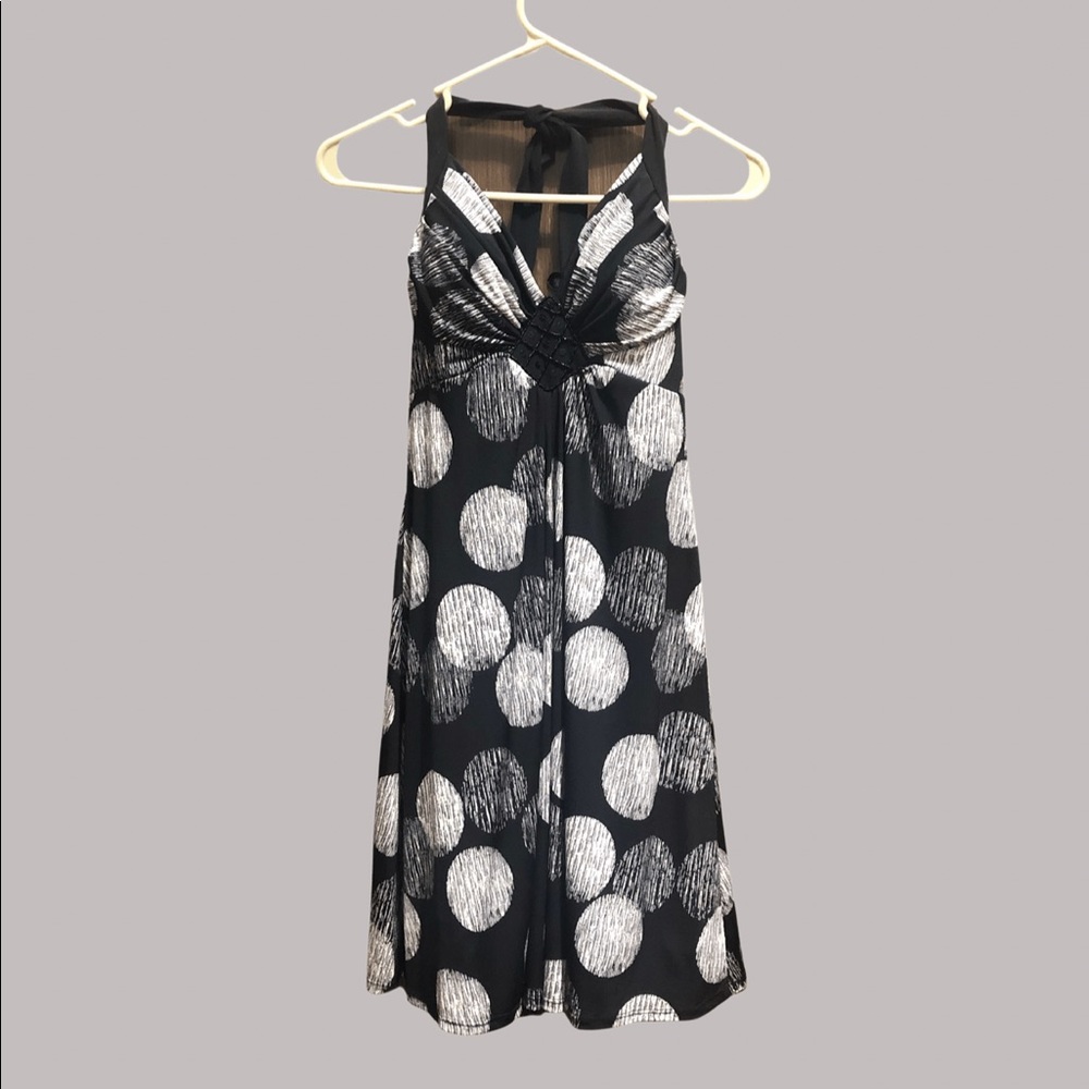 Heart Soul Size Small Black and White Halter Dress
